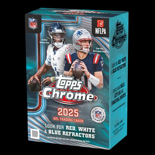 2025 Topps NFL Chrome Football Value Box